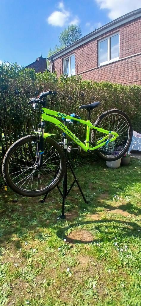 Rockrider st100, Fietsen en Brommers, Fietsen | Crossfietsen en BMX, Zo goed als nieuw, 24 inch of meer, Aluminium, V-brakes, Ophalen