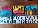 3 x roman // JENS LAPIDUS// Stockholm trilogie //, Ophalen of Verzenden