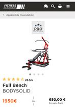Machine musculation Full Bench Bodysolid, Sport en Fitness, Ophalen, Zo goed als nieuw
