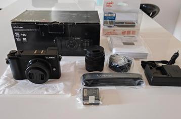 Panasonic GX9 + 12-32 mm + 35-100 mm + Grip - NOUVEAU 42 cli, Enlèvement ou Envoi, Neuf, 20 Mégapixel, Autres Marques