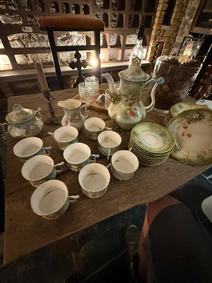 Carl Tielsch koffieset Duitsland, Antiek en Kunst, Antiek | Servies compleet, Ophalen