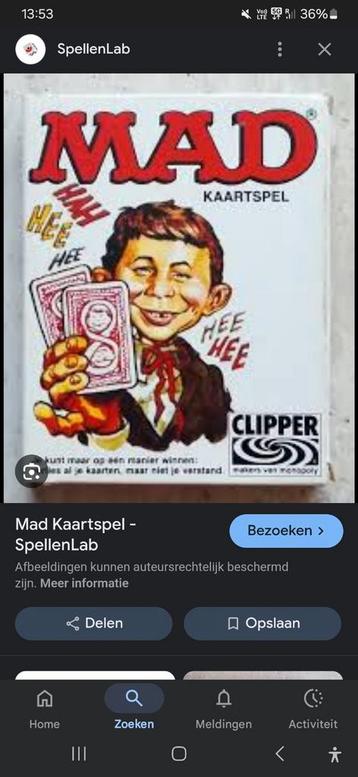 Mad kaartspel gezocht beschikbaar voor biedingen