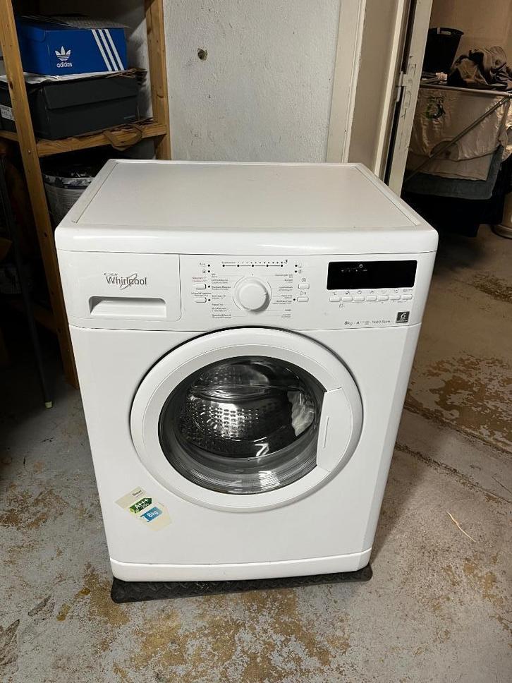 Machine à Laver Whirlpool, Elektronische apparatuur, Wasmachines, Gebruikt, Voorlader, 6 tot 8 kg, Energieklasse A of zuiniger