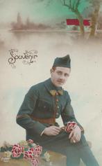 MILITAIR  FANTASIE -  Soldaten Souvenir  + 100 Jaar Oud !!, Verzamelen, Postkaarten | Themakaarten, Gelopen, Overige thema's, 1920 tot 1940