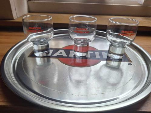Verre Martini Americano, Verzamelen, Glas en Drinkglazen, Zo goed als nieuw, Borrel- of Shotglas, Ophalen