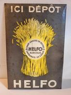 HELFO reclameblad met vintage design, Ophalen of Verzenden, Gebruikt, Reclamebord