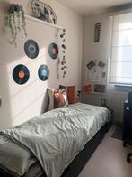 Uitrekbaar bed (bedframe zwart), Comme neuf, Enlèvement, Modern, Noir