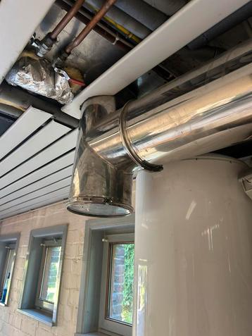 Dubbelwandige inox rookafvoer buis beschikbaar voor biedingen