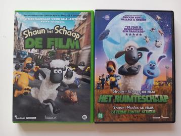 2 Dvd's can Shaun het Schaap (2 Speelfilms) beschikbaar voor biedingen