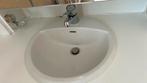 Lavabo wit + kraan ideal standard + accessoires, Ophalen, Gebruikt