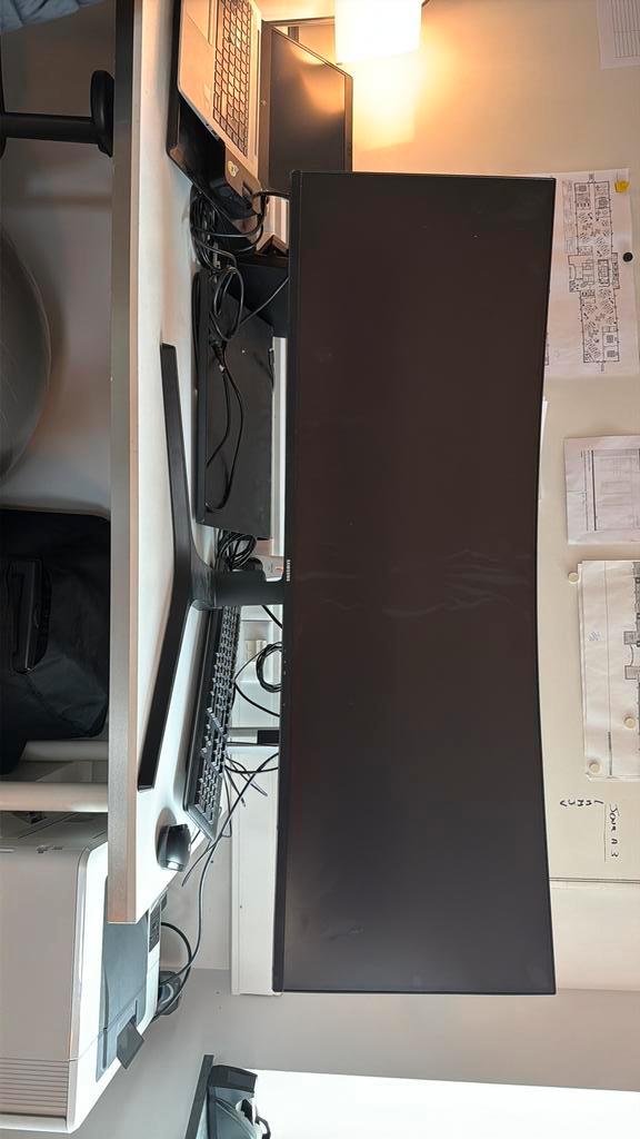 Samsung CJ89 43 inch, Huis en Inrichting, Stoffering | Gordijnen en Lamellen, Gebruikt, Ophalen