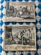 2 gravures paarden dressage 18de eeuw, Ophalen