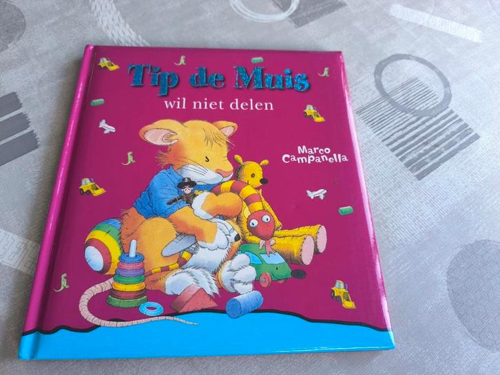 Tip de muis wil niet delen, Boeken, Prentenboeken en Plaatjesalbums, Zo goed als nieuw, Ophalen of Verzenden