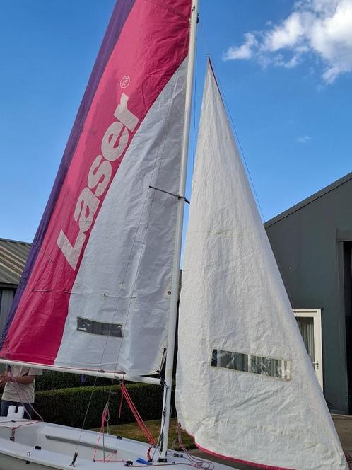 Laser 2, Watersport en Boten, Open zeilboten, Gebruikt, Laser, 3 tot 6 meter, Polyester, Geen motor, Ophalen