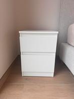 MALM Ladekast 2 lades, wit, 40x55 cm, Ophalen, Zo goed als nieuw