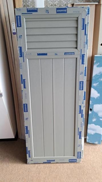 Deceuninck PVC kunststof luiken nieuw 4 stuks grijs beschikbaar voor biedingen