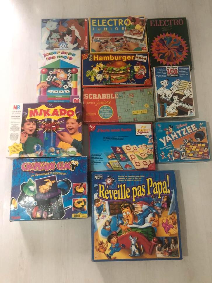 Jeux de société vintage, Cd's en Dvd's, Cd's | Kinderen en Jeugd, Gebruikt, Overige typen, 3 tot 5 jaar, Ophalen