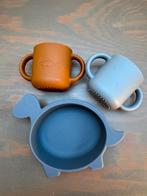 Liewood kommetje dino & 2 bekers dino en beer, Ophalen of Verzenden, Zo goed als nieuw