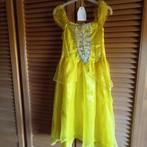 Princessenjurk geel 6 jaar, Kinderen en Baby's, Kinderkleding | Maat 116, Ophalen of Verzenden, Zo goed als nieuw, Meisje, Jurk of Rok