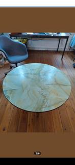 Formica salontafel, Huis en Inrichting, Ophalen, Zo goed als nieuw, Rond