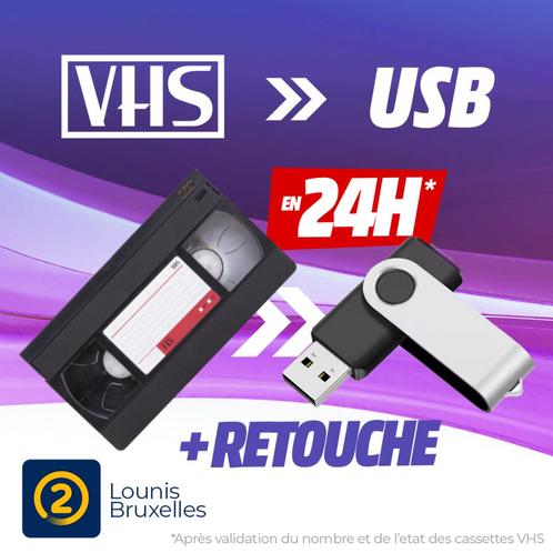 Ik digitaliseer uw VHS-tapes naar een USB-bestand, Cd's en Dvd's, VHS | Film, Nieuw in verpakking, Overige genres, Alle leeftijden