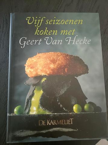 Kookboek Vijf seizoenen koken met Geert Van Hecke beschikbaar voor biedingen