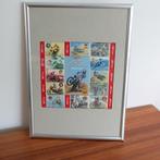 Kader met Belgian MX motocross champions poststamps, Ophalen of Verzenden, Zo goed als nieuw