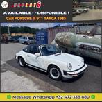 Porsche 911 3.2L Targa 1985, Autos, Porsche, Cuir, Carnet d'entretien, Propulsion arrière, Achat