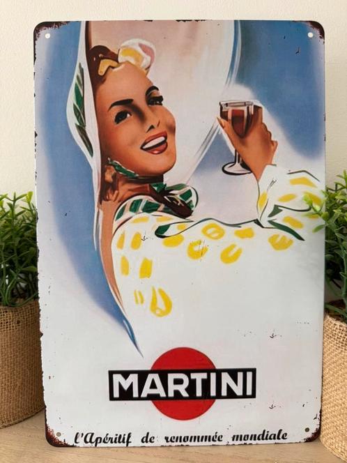 Metalen reclamebord Martini, Verzamelen, Merken en Reclamevoorwerpen, Nieuw, Reclamebord, Ophalen of Verzenden