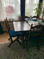 Eet tafel 180cm+6 stoelen, Huis en Inrichting, Tafels | Eettafels, 50 tot 100 cm, 150 tot 200 cm, Gebruikt, Ophalen