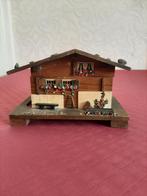 Vintage muziekdoos Franse chalet, Ophalen of Verzenden, Gebruikt