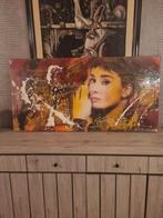 Kunst werk van Audrey Hepburn, Collections, Musique, Artistes & Célébrités, Comme neuf, Enlèvement ou Envoi