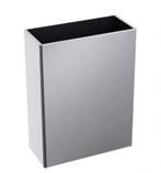 NIEUW - DELABIE Afvalkorf in rvs 304, muurmodel 38 liter, Ophalen of Verzenden, Nieuw