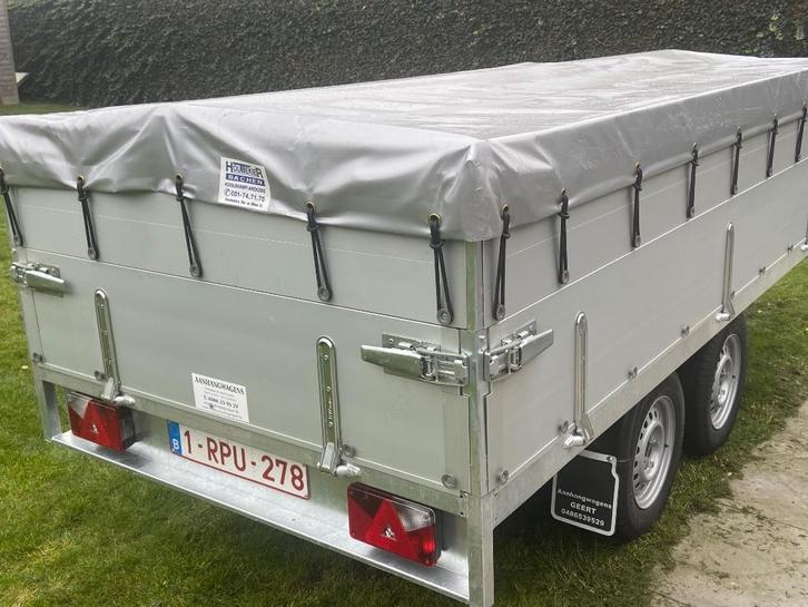 Electrische kipper, ongeremd en keuringsvrij tot 750kg, Auto diversen, Aanhangers en Bagagewagens, Zo goed als nieuw, Ophalen