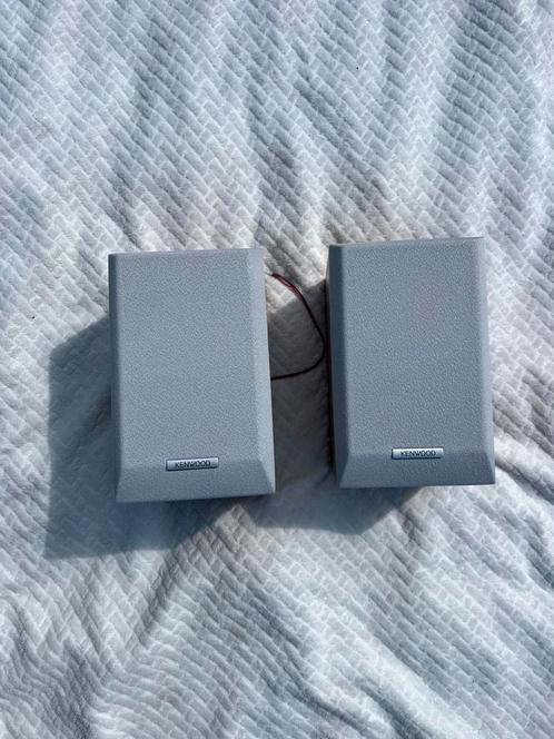 2 Kenwood LS-M37 luidsprekers – 10 Watt, 4 Ohm, Computers en Software, Pc speakers, Zo goed als nieuw, Ophalen