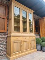 Eiken vitrinekast/buffetkast GRATIS LEVERING, Ophalen of Verzenden, Zo goed als nieuw