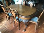 Chippendale Vintage Houten Eettafel, Antiek en Kunst, Ophalen