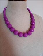 Paarse ketting, Handtassen en Accessoires, Kettingen, Ophalen of Verzenden, Zo goed als nieuw, Paars