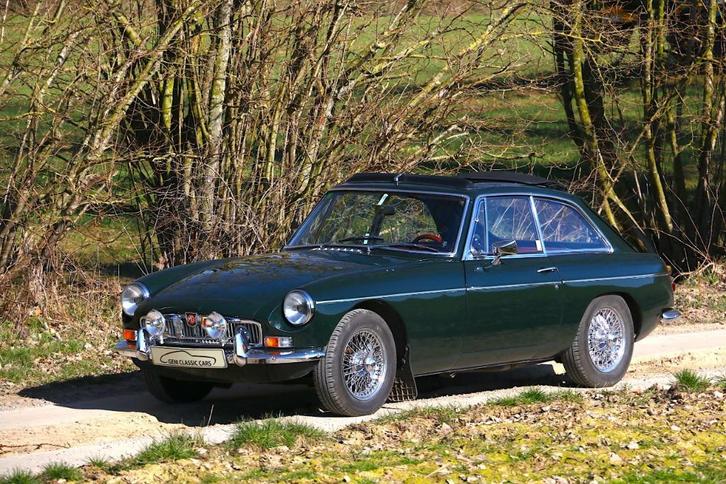 1966 MGB-GT, Auto's, MG, Bedrijf, Te koop, B, Lederen bekleding, Lichtmetalen velgen, Panoramadak, Radio, Benzine, Coupé, 2 deurs