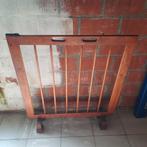 Porte d'escalier en bois, H 91 cm, L 83 cm avec serrure., Enlèvement, Comme neuf, Bois