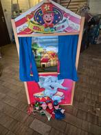 Nieuwe poppenkast met doos en poppen, Hobby en Vrije tijd, Ophalen