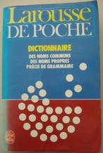 6. Larousse de poche dictionnaire noms communs/propres préci, Librairie Larousse, Autres éditeurs, Français, Utilisé