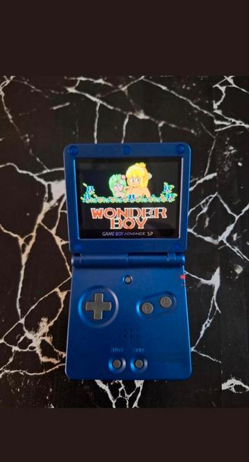 Gameboy Advance SP édition Pokemon + écran IPS + 1.000 jeux, Enlèvement ou Envoi, Comme neuf, Game Boy Advance SP, Avec jeux