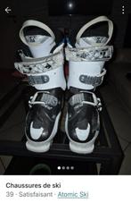 Chaussures blanches de ski femme pointure 39, Ski, Chaussures
