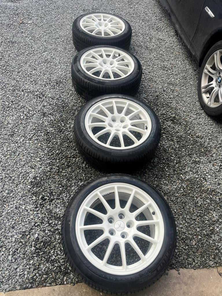 Mitsubishi Lancer Evo X Velgen Enkei, Auto-onderdelen, Banden en Velgen, Banden en Velgen, Zomerbanden, 18 inch, 235 mm, Personenwagen