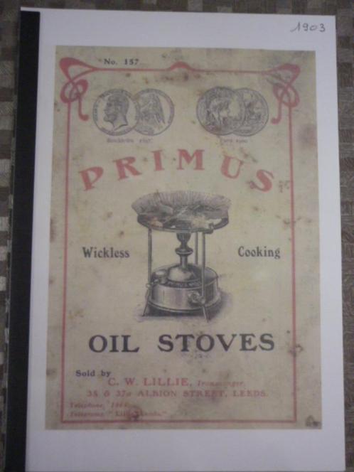 Samengestelde Catalogus Primus 1903-1904-1962  -  € 38, Antiek en Kunst, Antiek | Gereedschap en Instrumenten, Ophalen of Verzenden