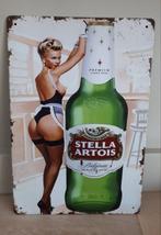 Panneau mural en métal au look vintage, bière STELLA ARTOIS, Panneau, Plaque ou Plaquette publicitaire, Stella Artois, Enlèvement ou Envoi