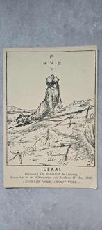 avv vvk 1917 ideaal postkaart renaat de rudder, Gelezen, Verzenden, Landmacht, Voor 1940