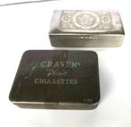 WW2 Tabak Sigaretten Zilver doos Brits Leger Antiek🤠👌, Antiek en Kunst, Ophalen of Verzenden