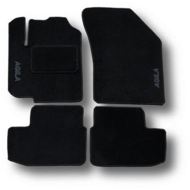 CLASSIC Velours automatten met LOGO - Opel Agila B, Auto-onderdelen, Interieur en Bekleding, Opel, Nieuw, Verzenden